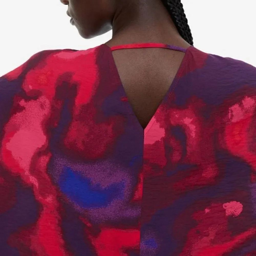 H&M Ramadan Modest Collection Viscose Kaftan Dress New - Picture 7 of 10